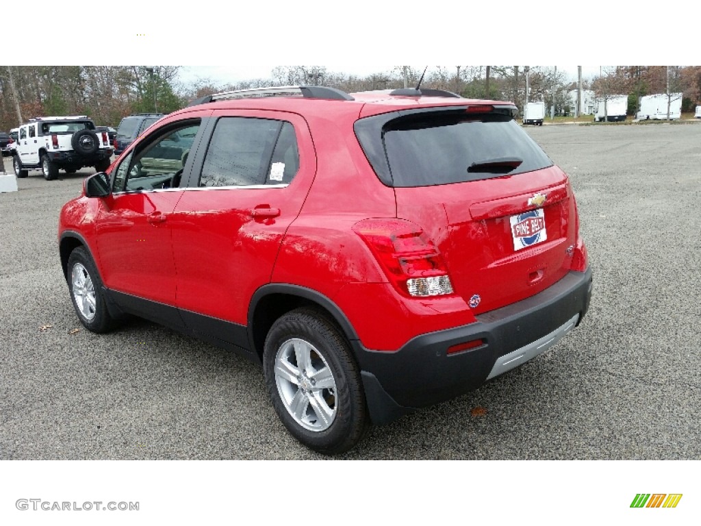 2016 Trax LT AWD - Blaze Red / Jet Black photo #4