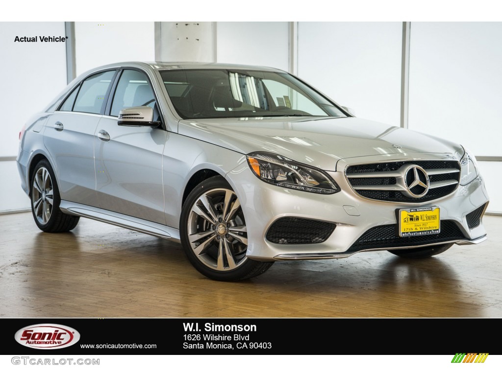 2016 E 350 Sedan - Iridium Silver Metallic / Black photo #1