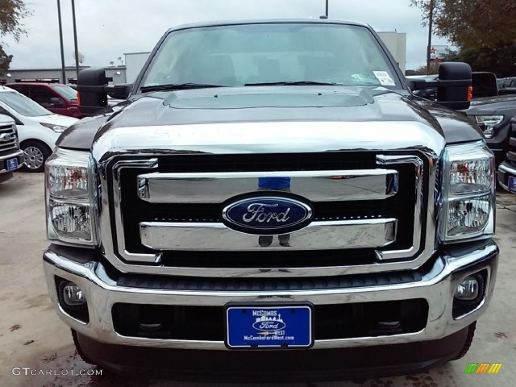 2016 F250 Super Duty XLT Crew Cab 4x4 - Caribou Metallic / Adobe photo #6