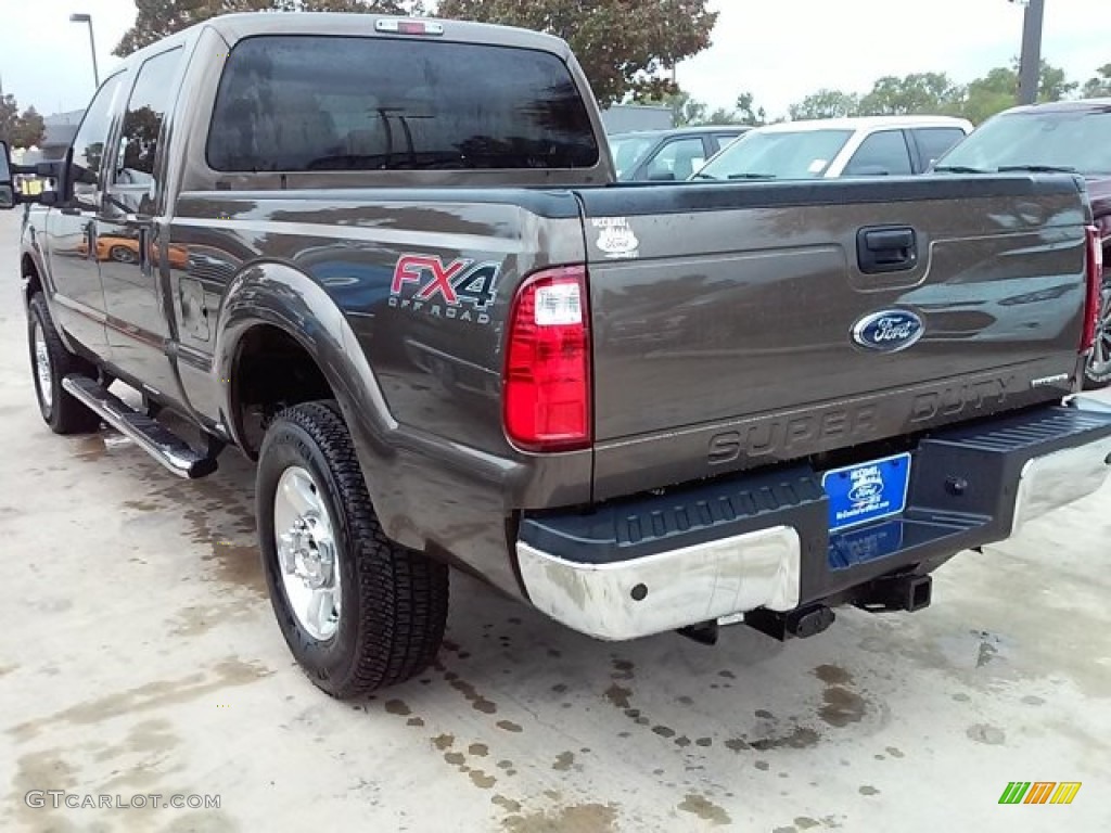2016 F250 Super Duty XLT Crew Cab 4x4 - Caribou Metallic / Adobe photo #11