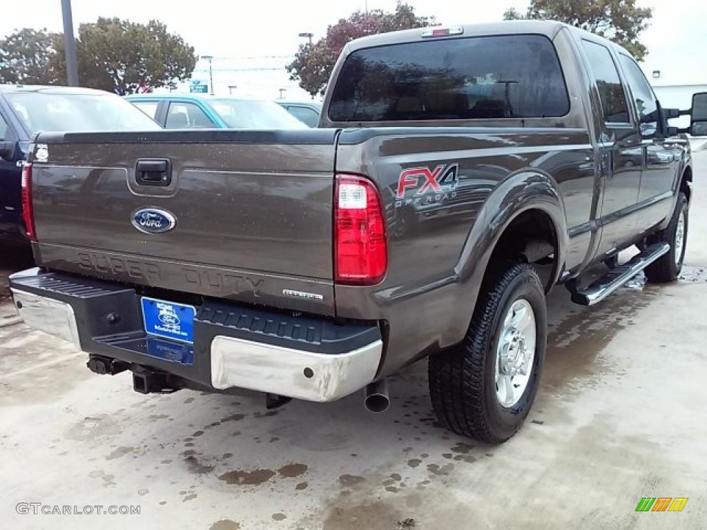 2016 F250 Super Duty XLT Crew Cab 4x4 - Caribou Metallic / Adobe photo #15