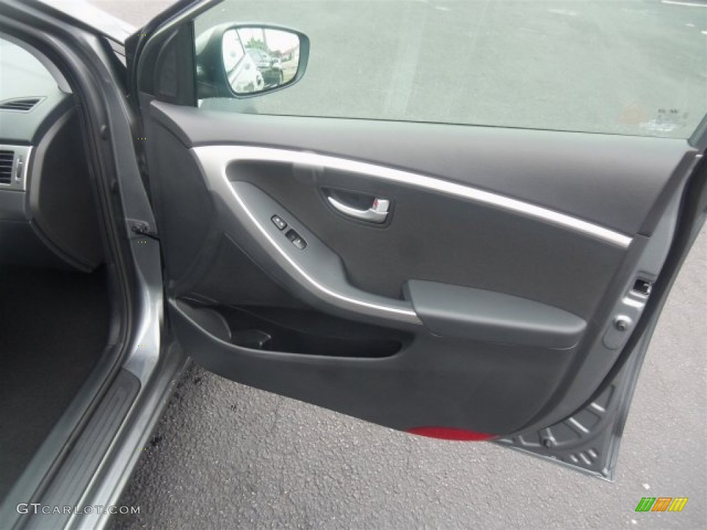2016 Elantra GT  - Galactic Gray / Black photo #12