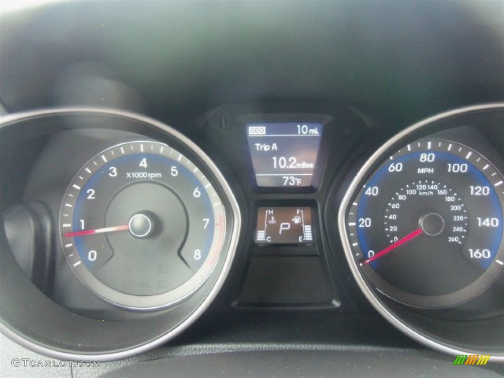 2016 Elantra GT  - Galactic Gray / Black photo #21