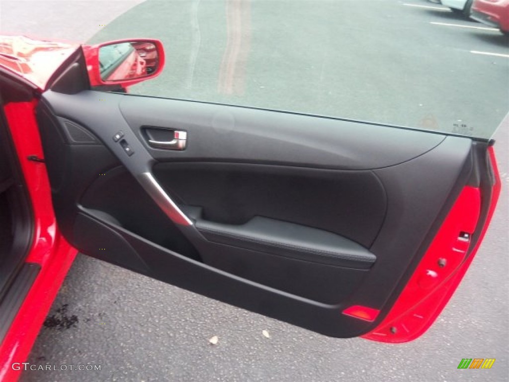 2016 Hyundai Genesis Coupe 3.8 Black Door Panel Photo #109031252