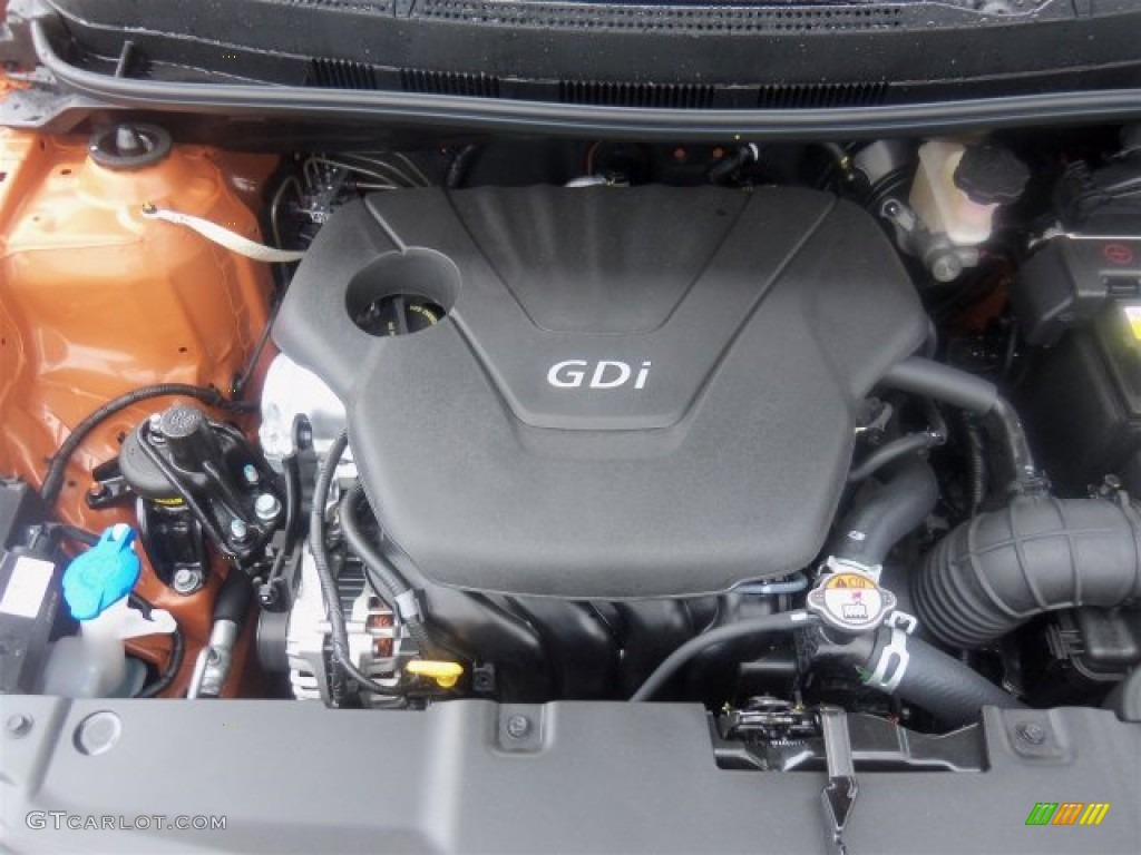 2016 Accent SE Hatchback - Vitamin C / Black photo #7