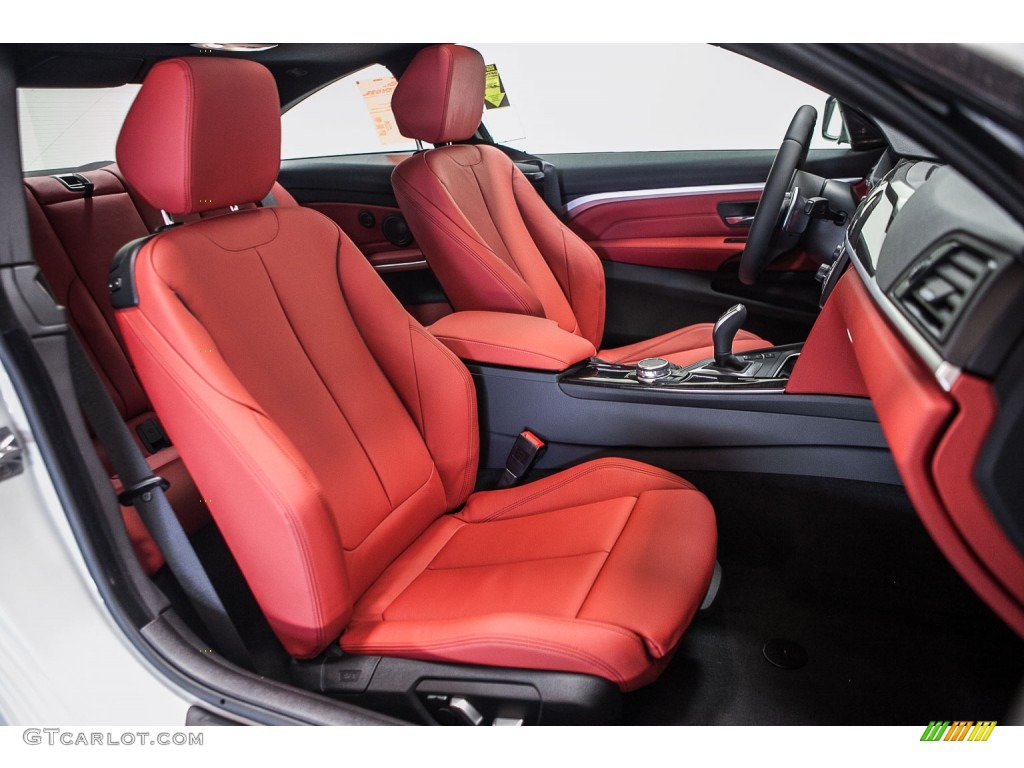 Coral Red Interior 2016 BMW 4 Series 435i Coupe Photo #109035161