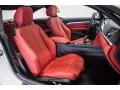 Coral Red Front Seat Photo for 2016 BMW 4 Series #109035161