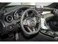 2016 Mercedes-Benz C Cranberry Red/Black Interior Steering Wheel Photo
