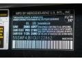 197: Obsidian Black Metallic 2016 Mercedes-Benz C 300 Sedan Color Code