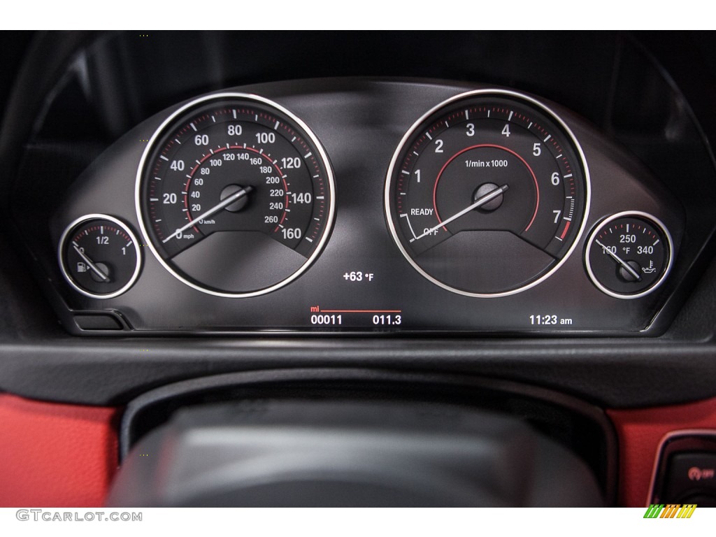 2016 BMW 4 Series 428i Convertible Gauges Photo #109036436