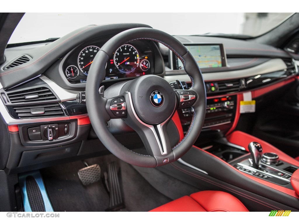 Mugello Red Interior 2016 BMW X5 M xDrive Photo #109036736