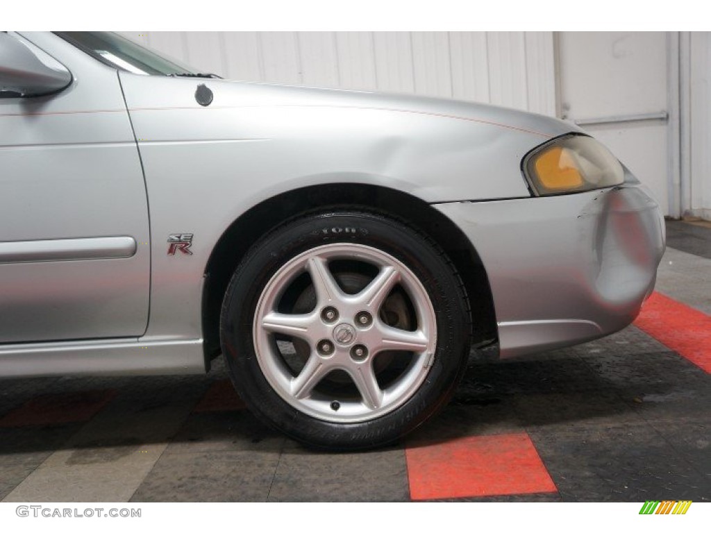 2002 Sentra SE-R - Molten Silver / Stone photo #65