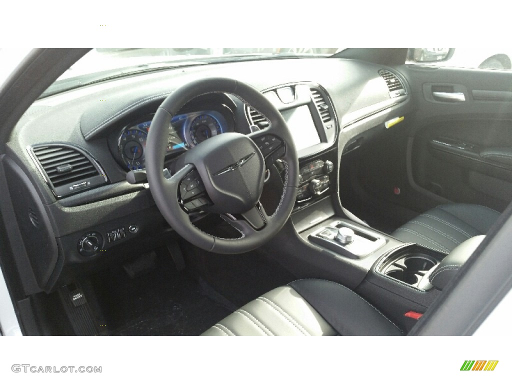 Black Interior 2016 Chrysler 300 S AWD Photo #109041219