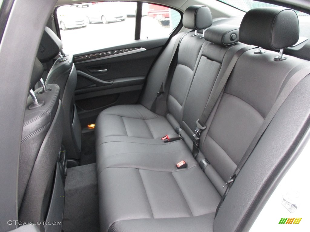 Black Interior 2016 BMW 5 Series 528i xDrive Sedan Photo #109043463