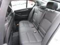2016 BMW 5 Series Black Interior Rear Seat Photo