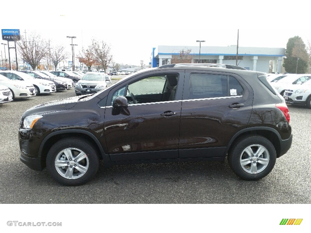 2016 Trax LT AWD - Deep Espresso Metallic / Jet Black/Brownstone photo #3