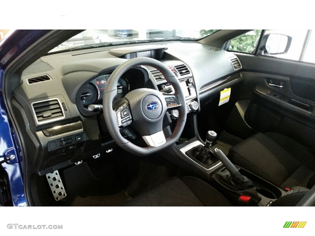 Carbon Black Interior 2016 Subaru WRX Premium Photo #109044264