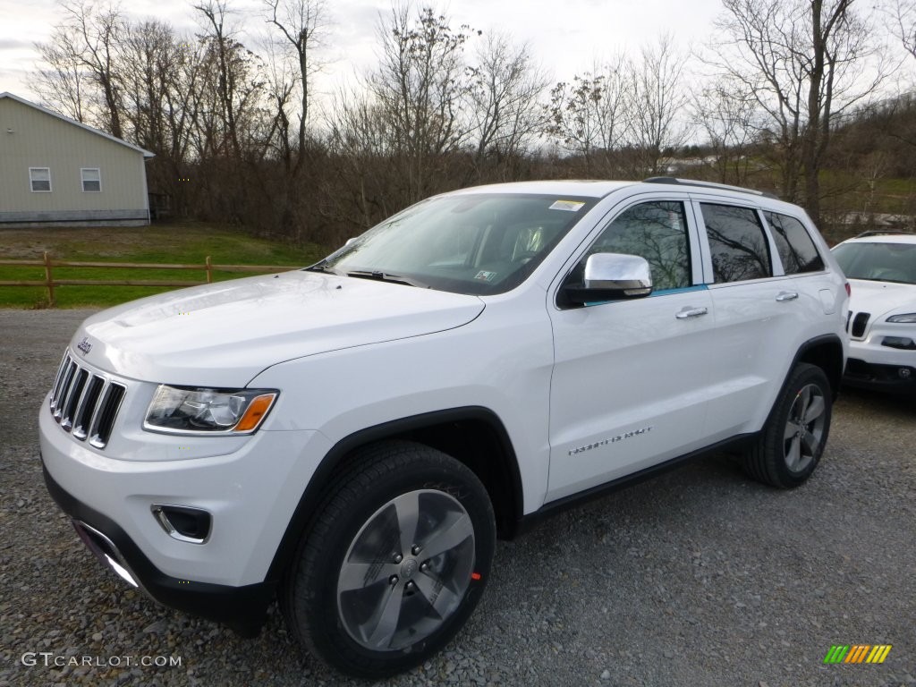 Bright White 2015 Jeep Grand Cherokee Limited 4x4 Exterior Photo #109044747