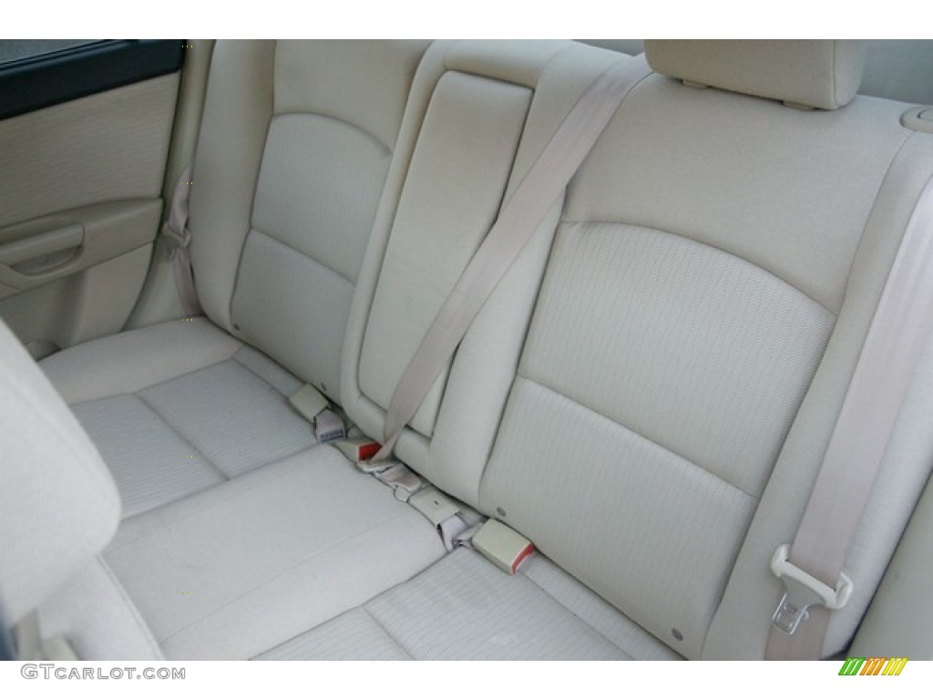2008 MAZDA3 i Touring Sedan - Rally White / Beige photo #8