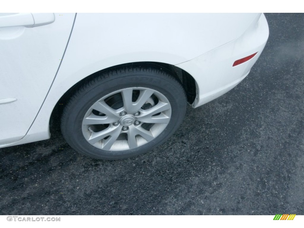 2008 MAZDA3 i Touring Sedan - Rally White / Beige photo #9