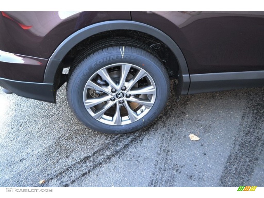 2016 RAV4 Limited AWD - Black Currant Metallic / Nutmeg photo #9