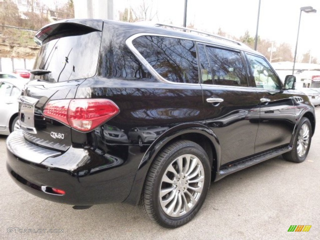 Black Obsidian 2015 Infiniti QX80 Limited AWD Exterior Photo #109048422