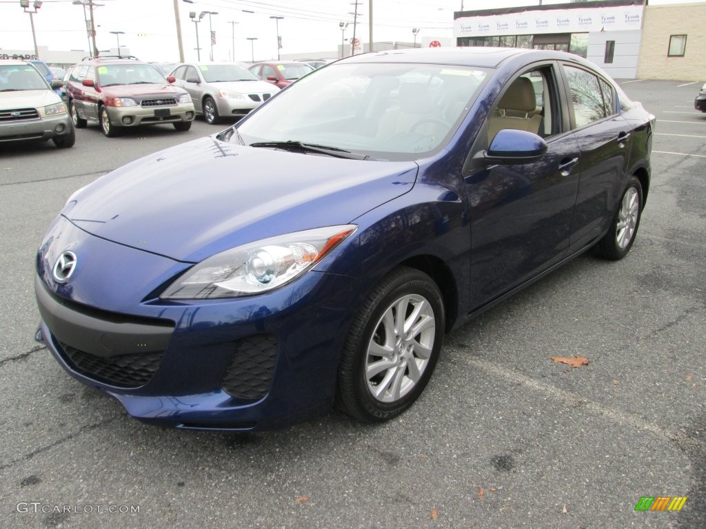Indigo Lights Mica 2012 Mazda MAZDA3 i Grand Touring 4 Door Exterior Photo #109048898