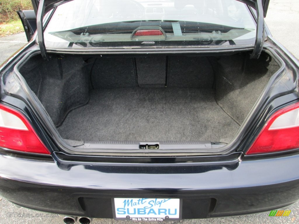 2003 Impreza WRX Sedan - Midnight Black Pearl / Black photo #19
