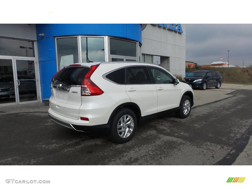 2016 CR-V EX-L AWD - White Diamond Pearl / Beige photo #4