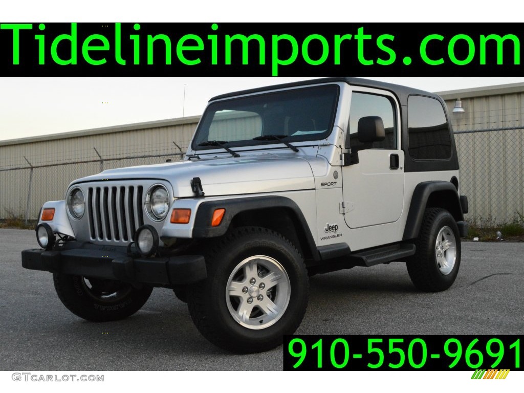 Bright Silver Metallic Jeep Wrangler