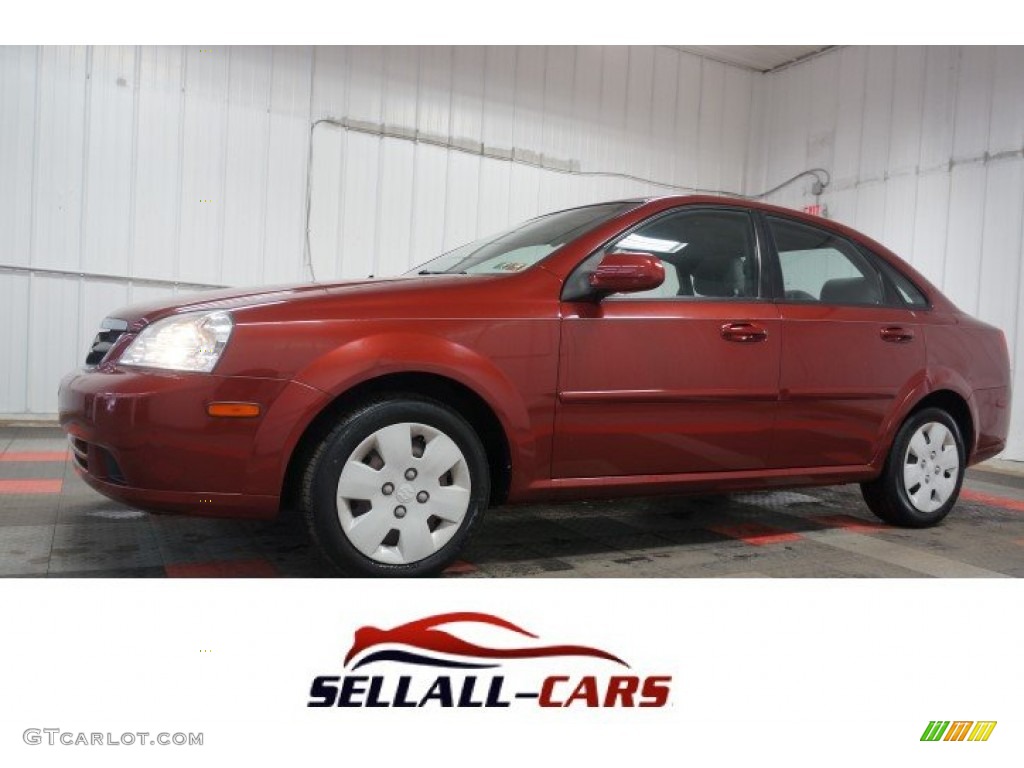 2008 Forenza  - Fusion Red Metallic / Grey photo #1