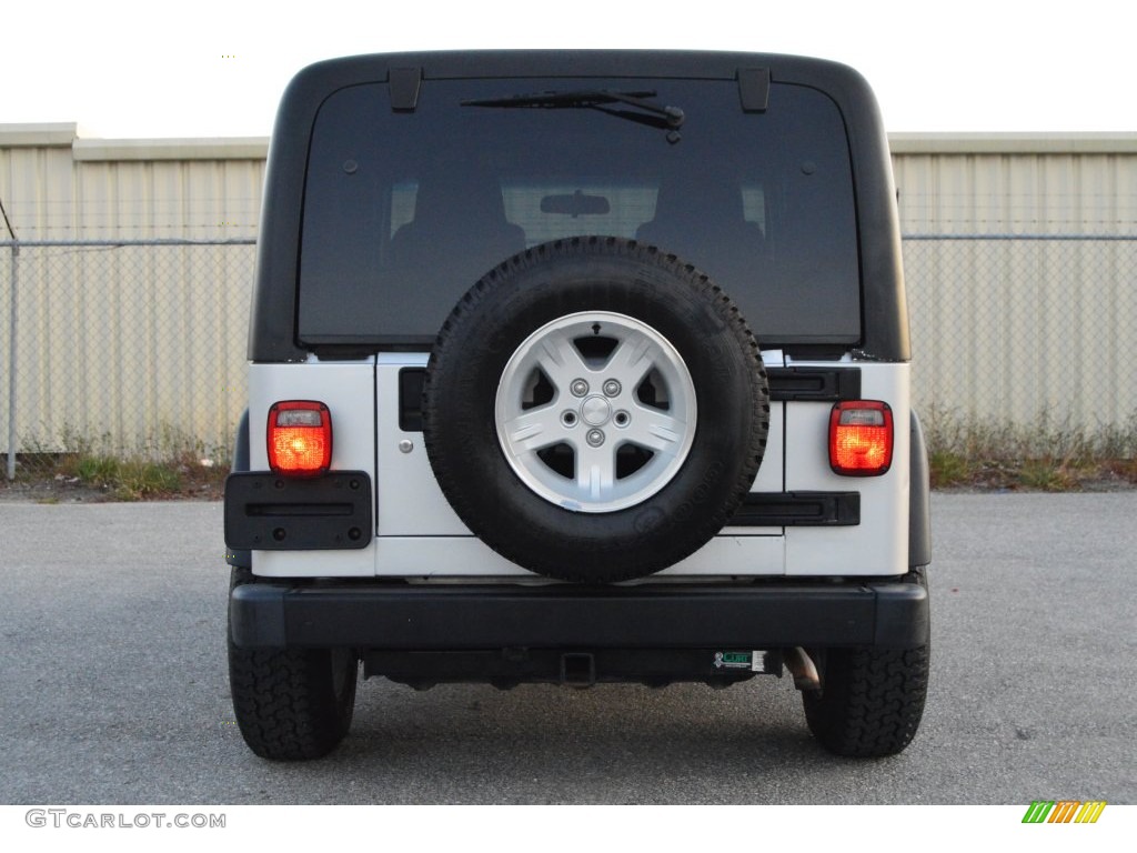 2004 Wrangler Sport 4x4 - Bright Silver Metallic / Dark Slate Gray photo #5