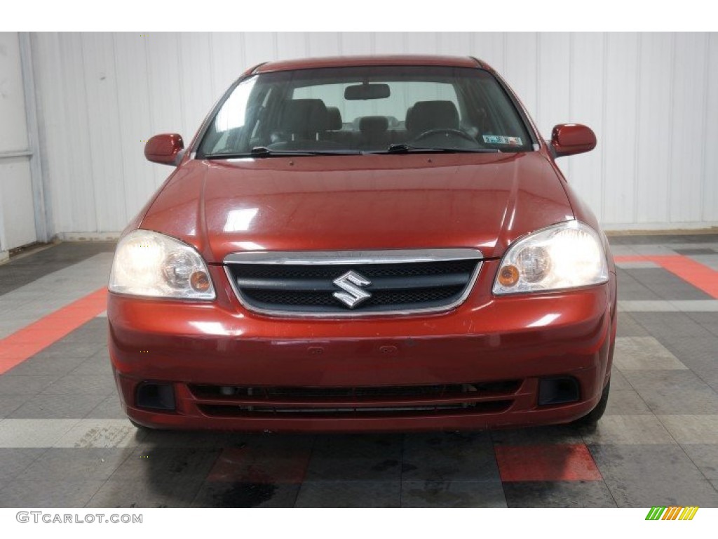 2008 Forenza  - Fusion Red Metallic / Grey photo #4