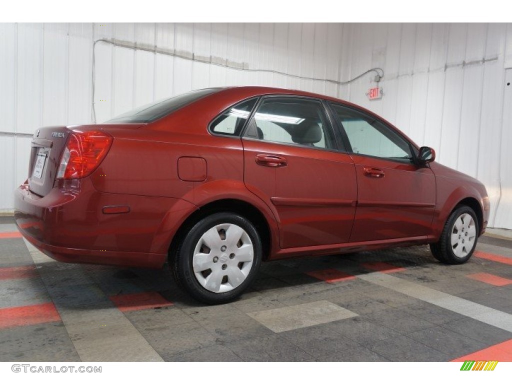 2008 Forenza  - Fusion Red Metallic / Grey photo #7