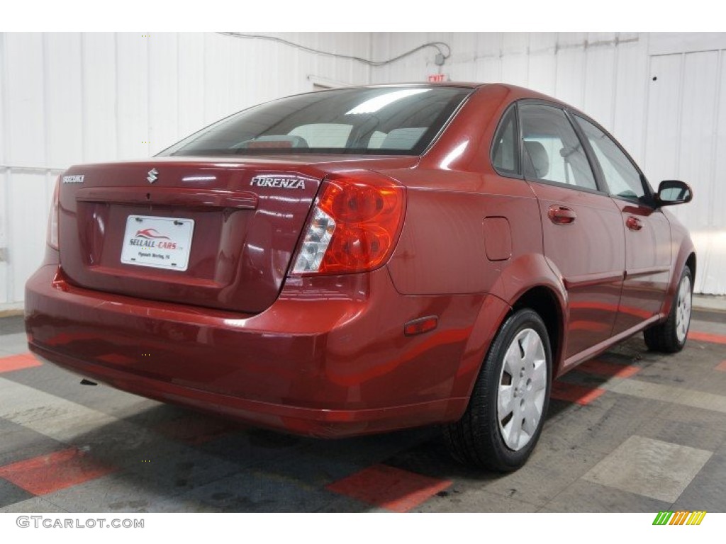 2008 Forenza  - Fusion Red Metallic / Grey photo #8