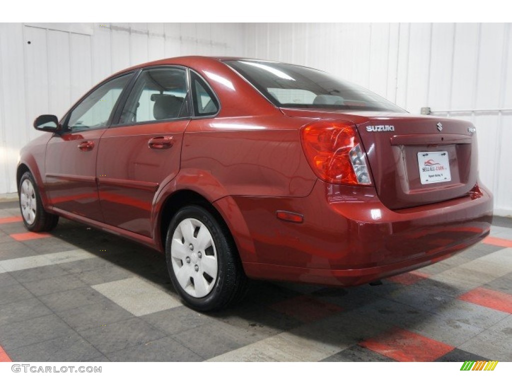 2008 Forenza  - Fusion Red Metallic / Grey photo #10
