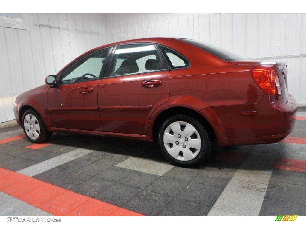 2008 Forenza  - Fusion Red Metallic / Grey photo #11