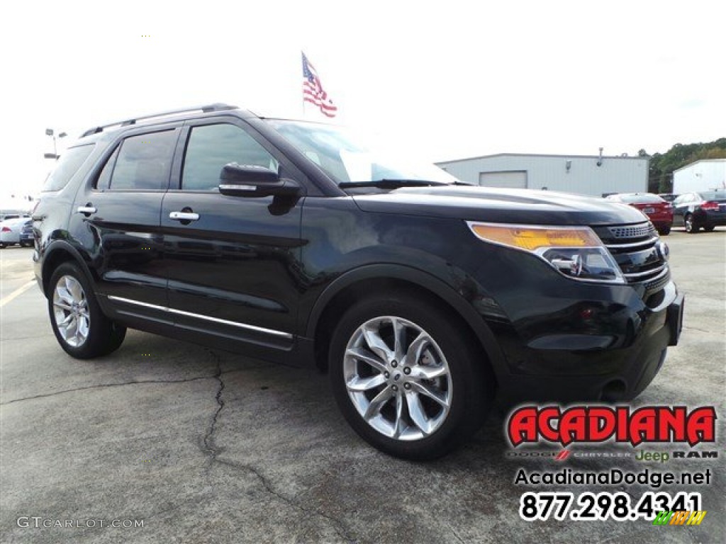 2014 Explorer Limited - Tuxedo Black / Charcoal Black photo #13