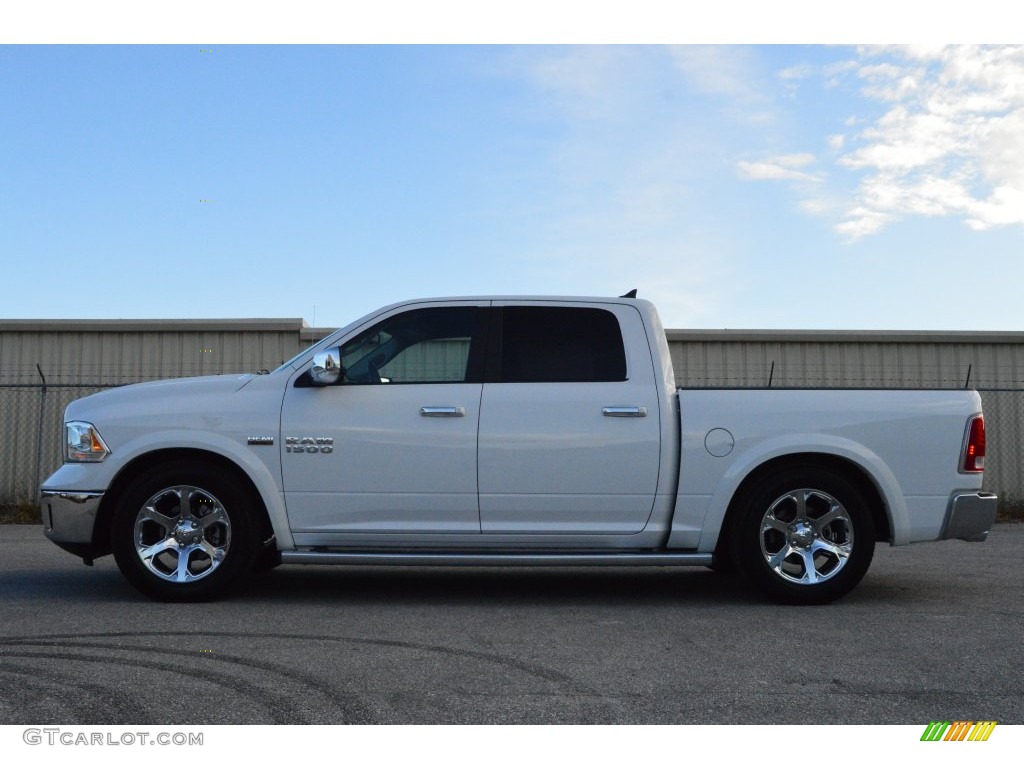 2014 1500 Laramie Crew Cab - Bright White / Black photo #7