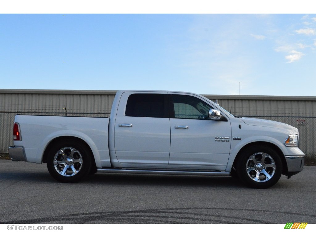 2014 1500 Laramie Crew Cab - Bright White / Black photo #33