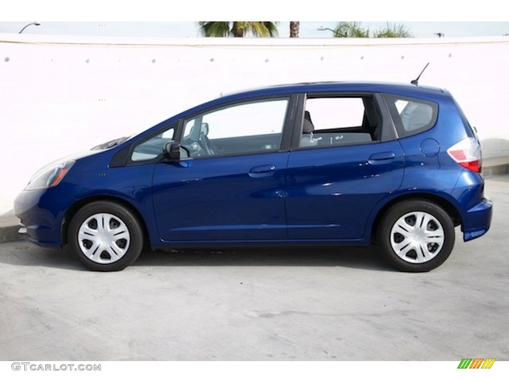 2011 Fit  - Vortex Blue Pearl / Gray photo #10