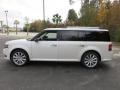 2015 White Platinum Tri-Coat Metallic Ford Flex SEL  photo #10