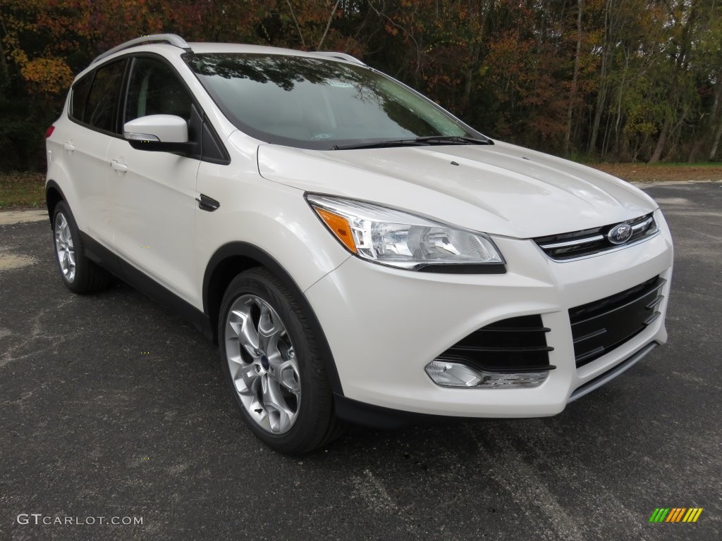 White Platinum Metallic Ford Escape