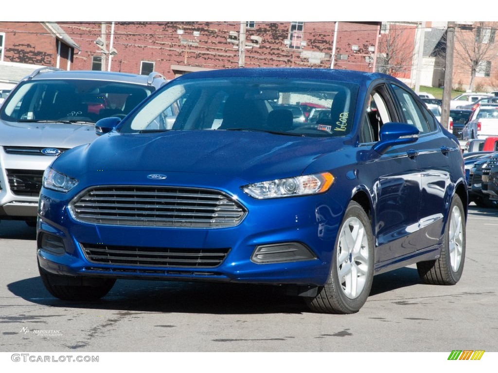 2016 Fusion SE - Deep Impact Blue Metallic / Charcoal Black photo #1