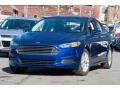 2016 Deep Impact Blue Metallic Ford Fusion SE  photo #1