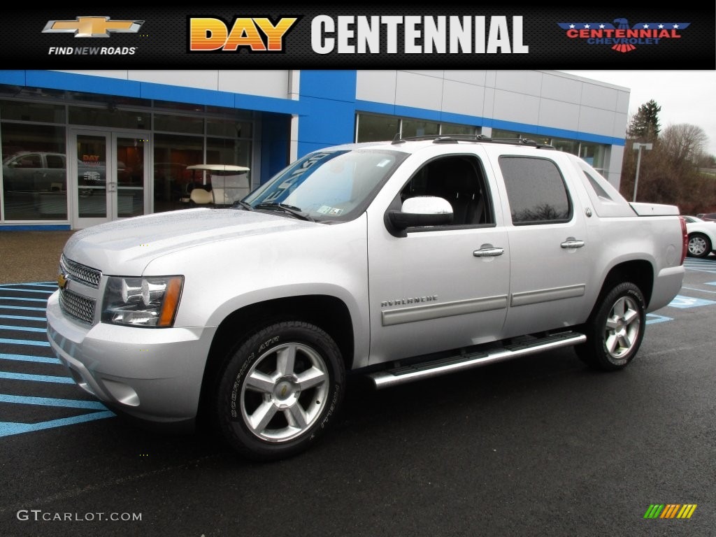 2013 Avalanche LT 4x4 Black Diamond Edition - Silver Ice Metallic / Ebony photo #1