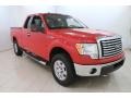 2010 Vermillion Red Ford F150 XLT SuperCab 4x4  photo #1