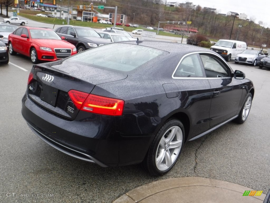 2016 A5 Premium quattro Coupe - Moonlight Blue Metallic / Black photo #13