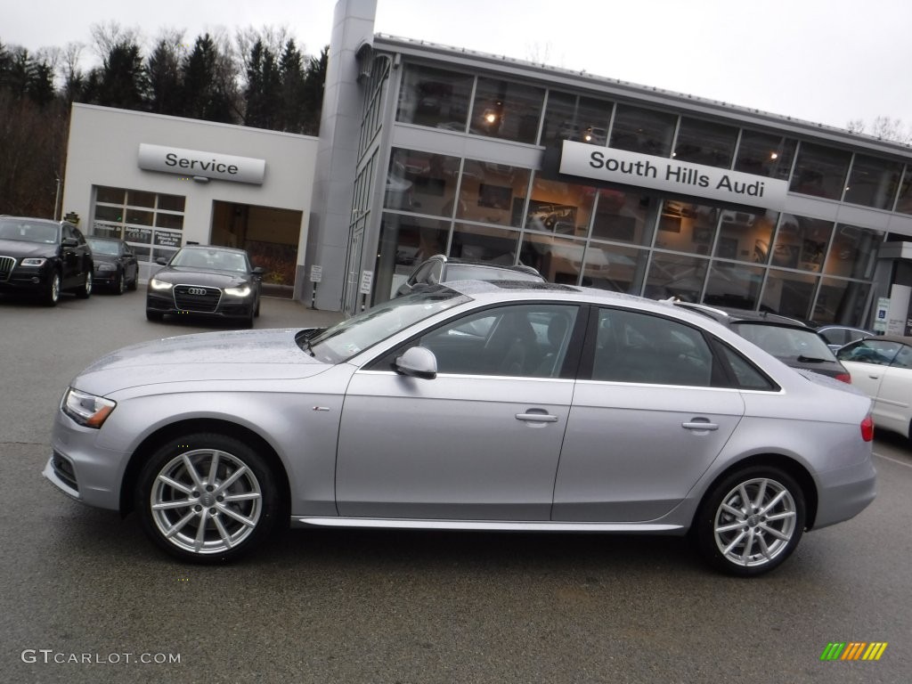 2016 A4 2.0T Premium quattro - Florett Silver Metallic / Black photo #2