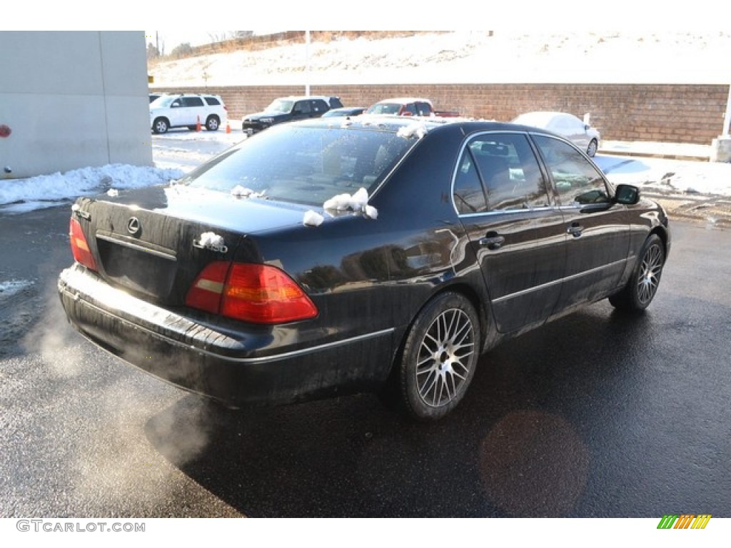 2002 LS 430 - Black Onyx / Ecru Beige photo #2